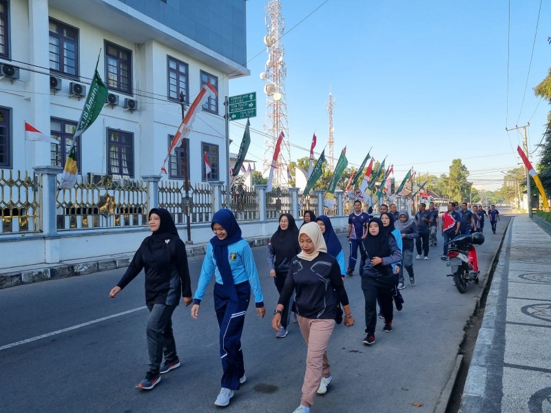 Jalan Santai Pegawai Lapas Kelas IIB Selong